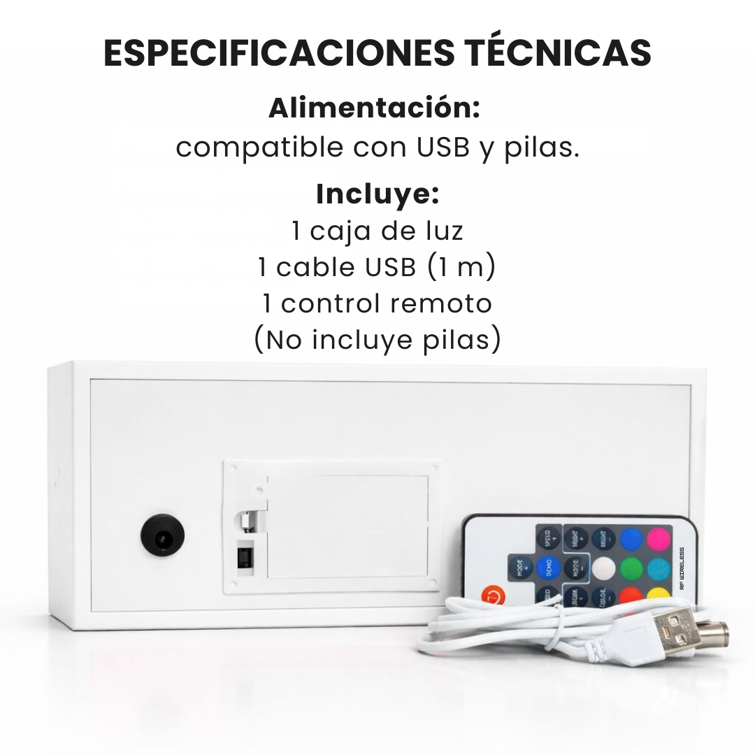 Glowlamp™ Lámpara de Anime 3D RGB