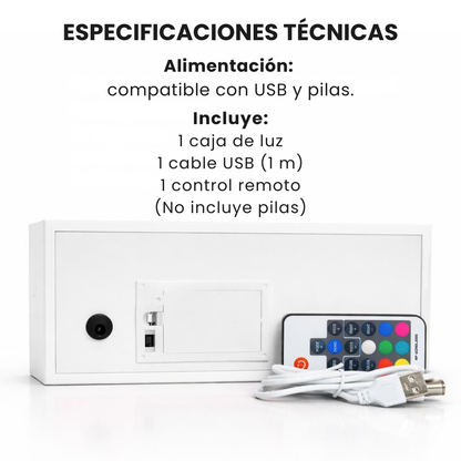 Glowlamp™ Lámpara de Anime 3D RGB